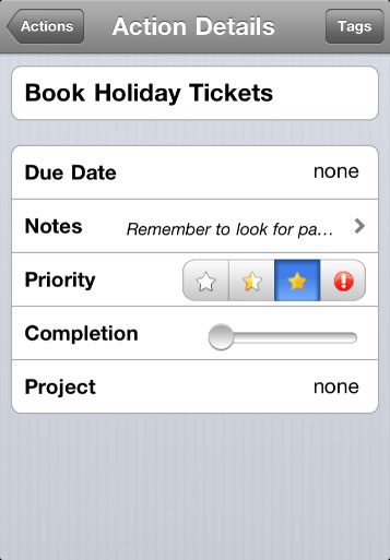 ePlanner for iPhone